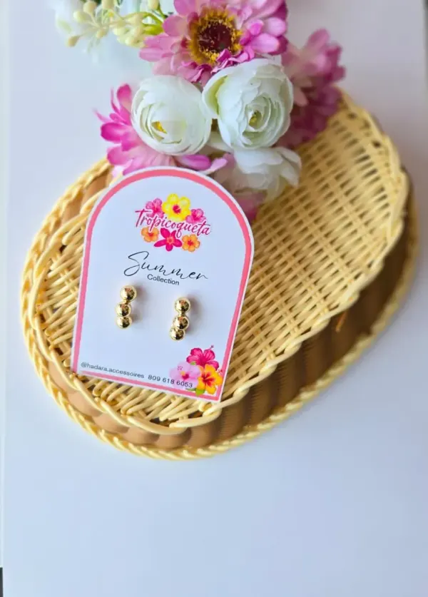 Aretes Rodinados circulitos