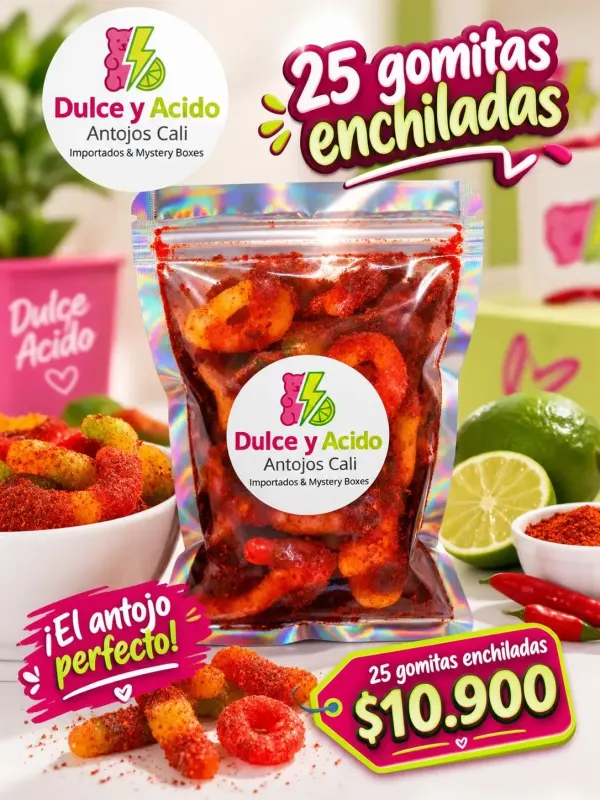 25 gomitas enchiladas