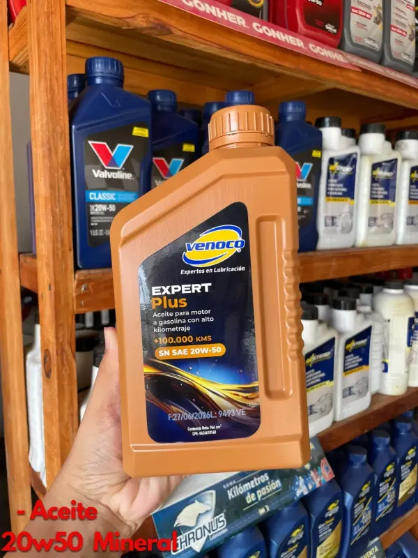 Aceite veneco 20w50 mineral