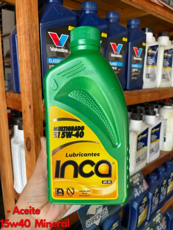 Aceite inca 15w40 Mineral
