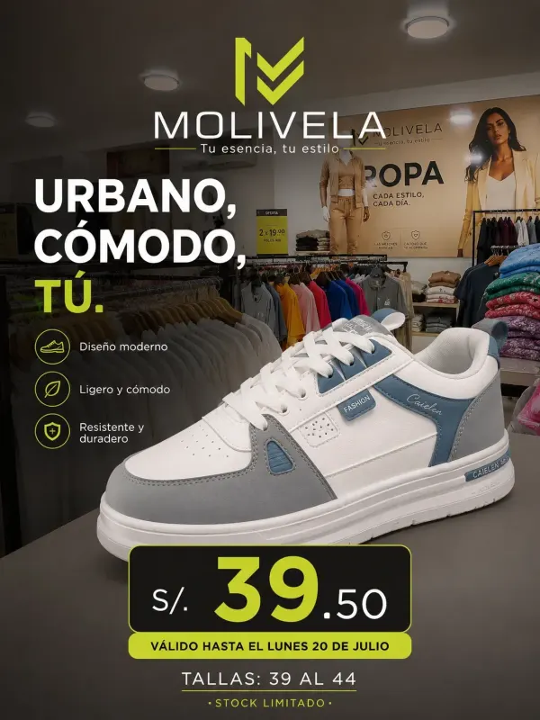 ZAPATILLA FASHION VARÓN