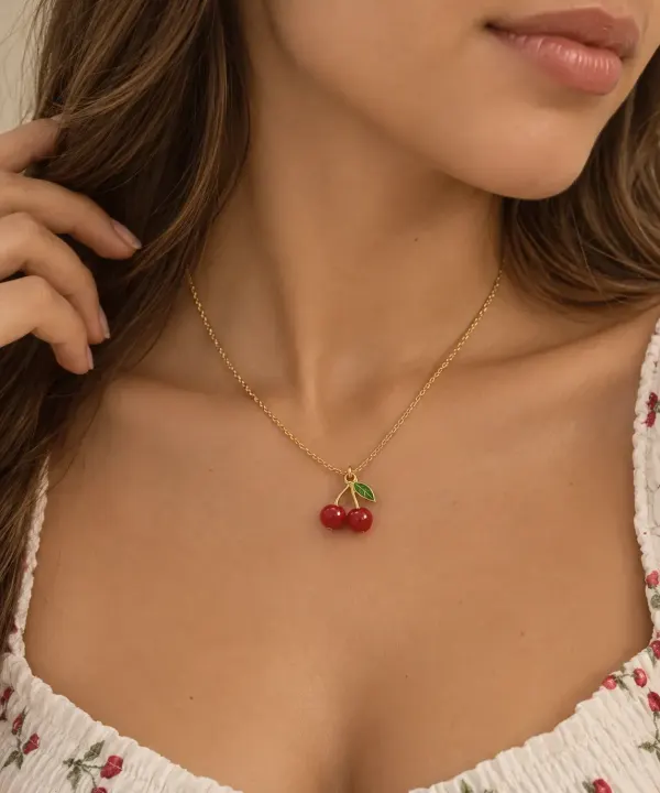 84-Collar cereza