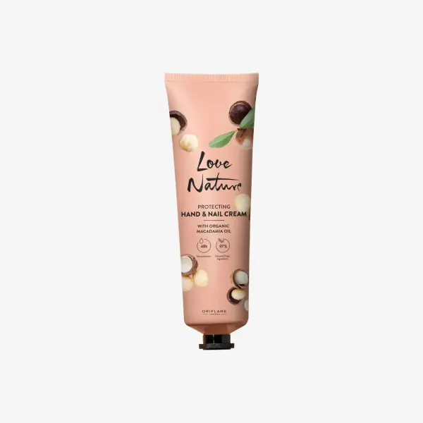 Crema Protectora para Manos y Uñas con Aceite de Macadamia Orgánico