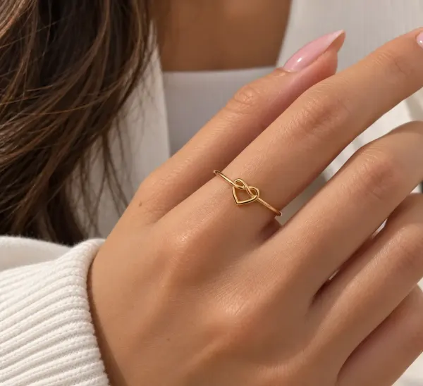 32-Anillo corazón