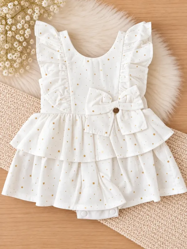 Vestido estrellas blanco