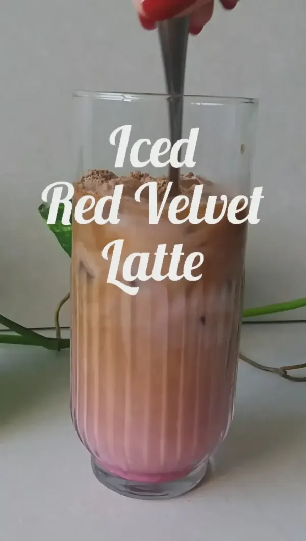 RED VELVET ICE LATTE