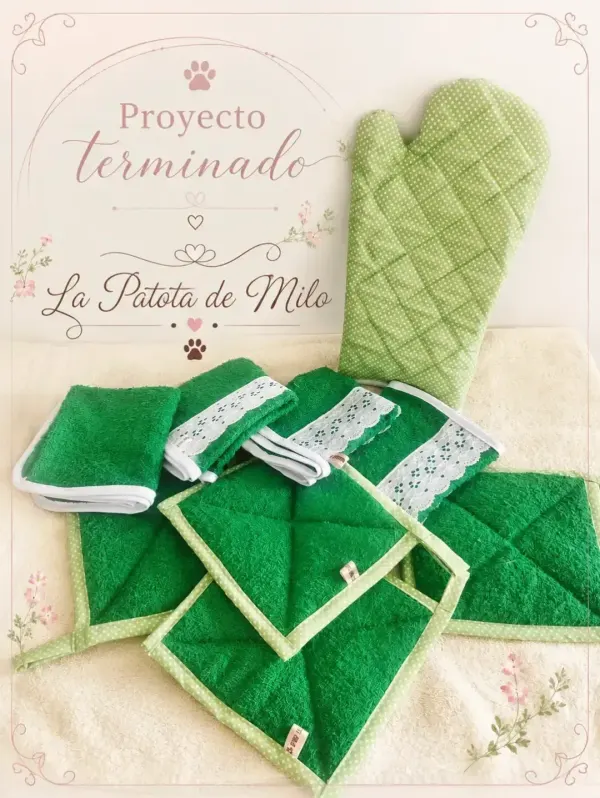 Juego de lencería para cocina