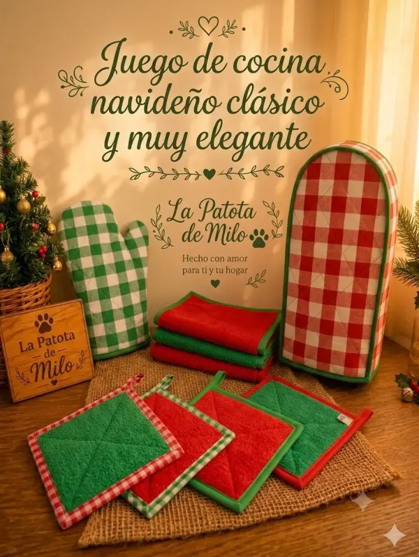 Juegos de lencería para cocina 🎄