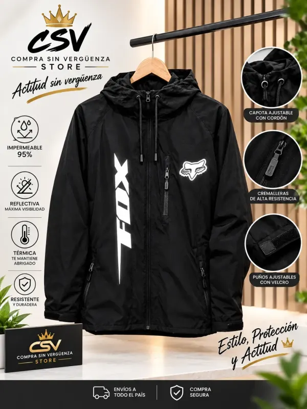 Chaqueta térmica-reflectiva-impermeable