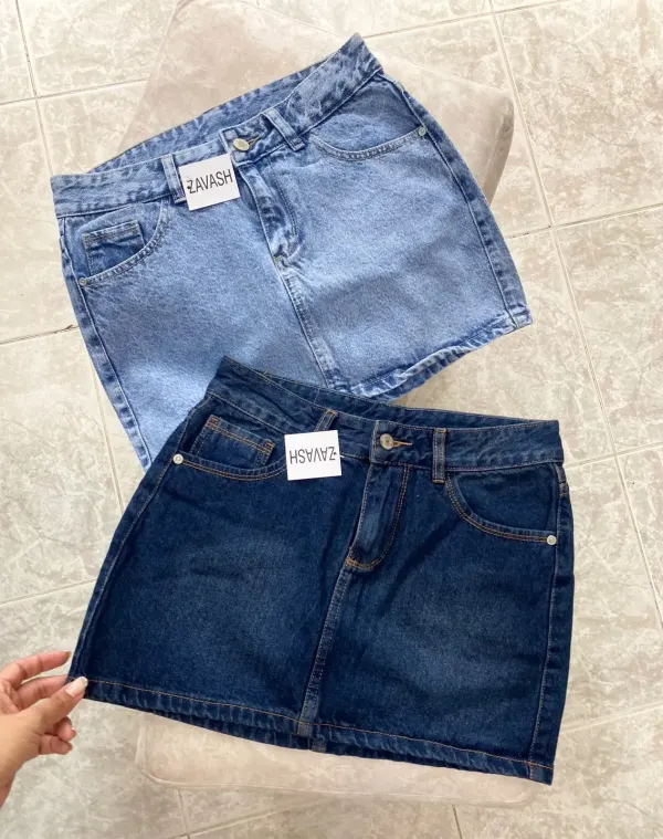 FALDA CORTA DENIM
