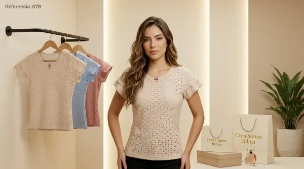 Blusa HojaRota- 078