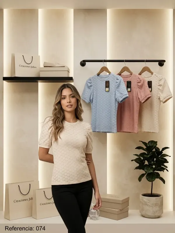 Blusa hojarota - 074