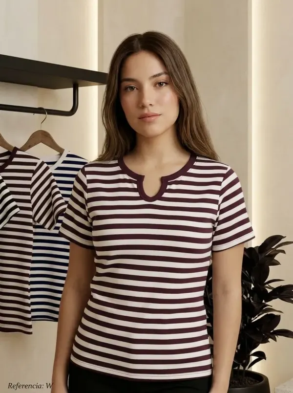Blusa rayas - W