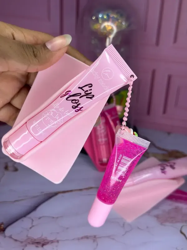 KIT POPS0CKET+LIP GLOSS+LLAVERO LUCKY  MODEL