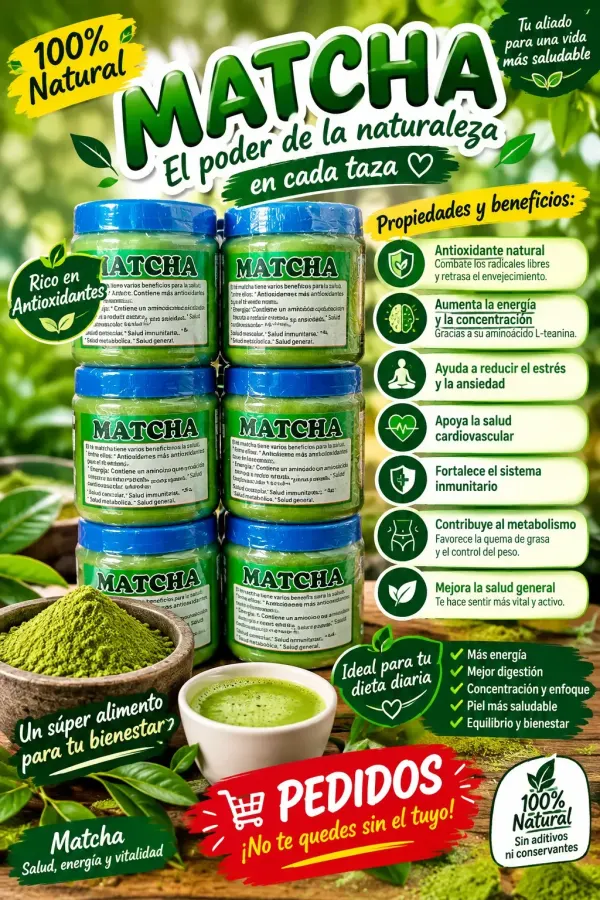 MATCHA EN POLVO 100 gr