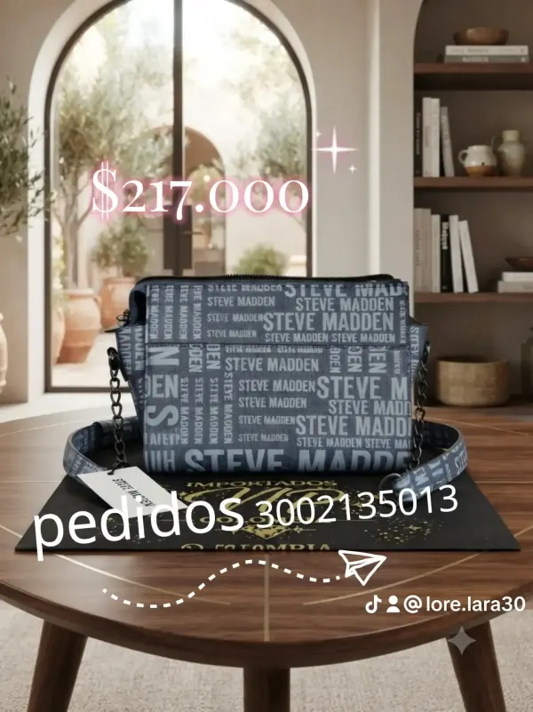 STEVE MADDEN crossbody  Newspaper gris