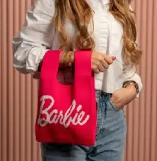 Bolso tejido Barbie original