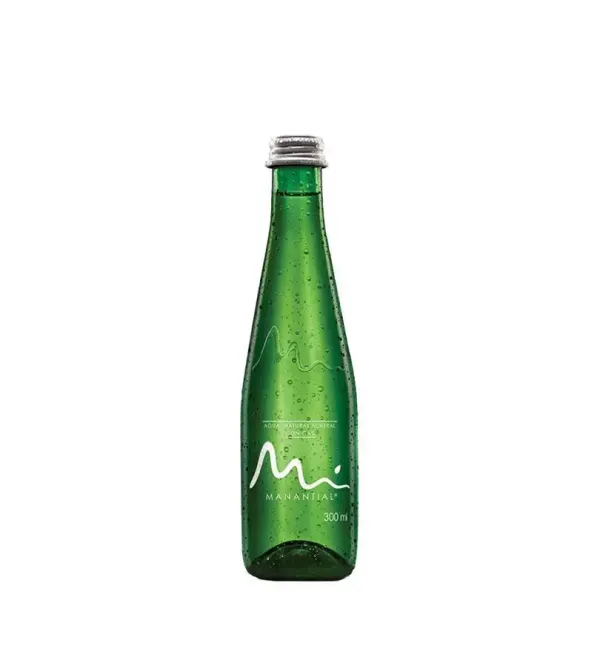 Botella de agua con gas