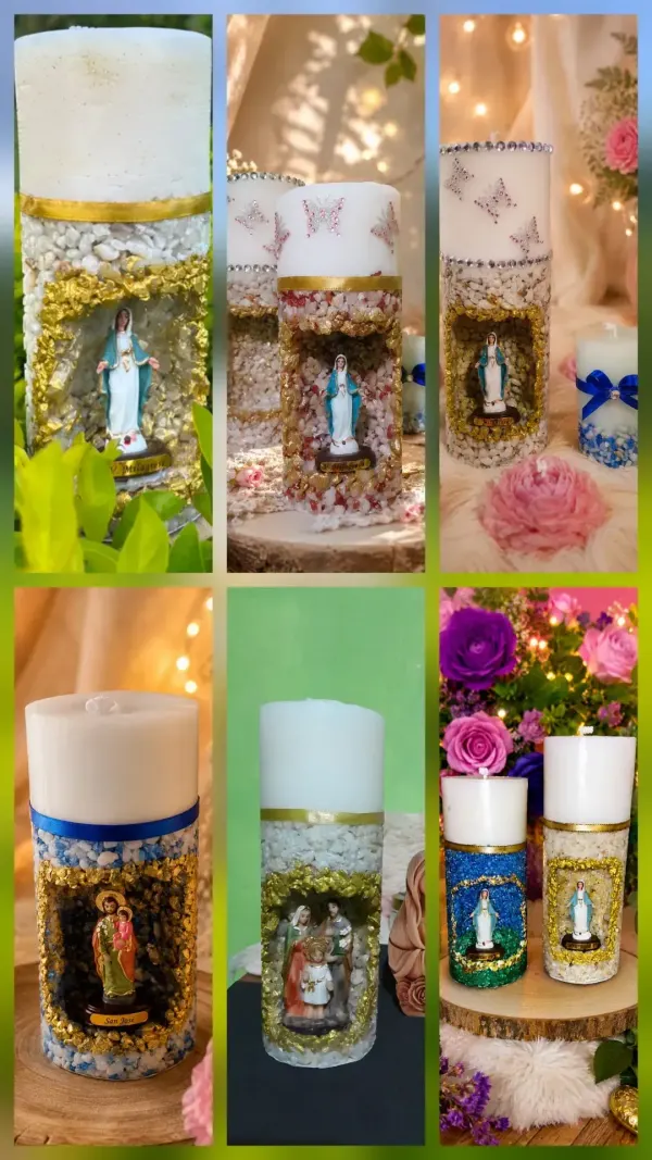 Velas con gruta