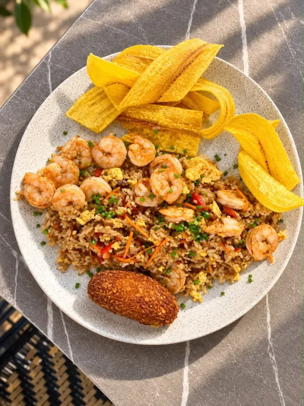 Chaufa de Camarones