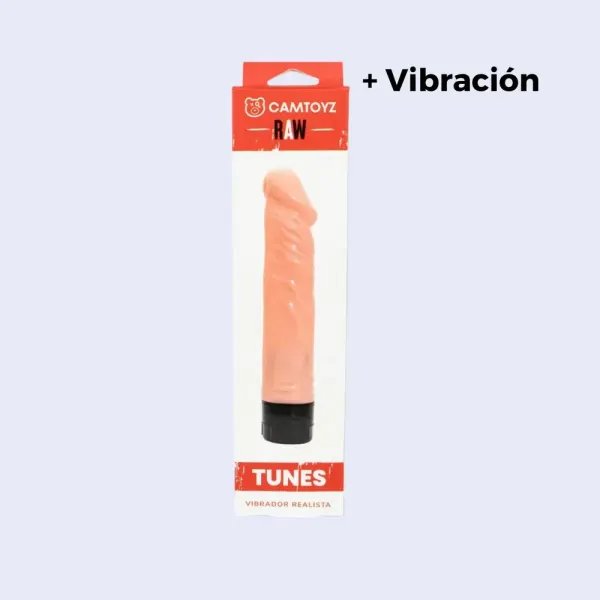 Consolador Vibrador Realista Tunes