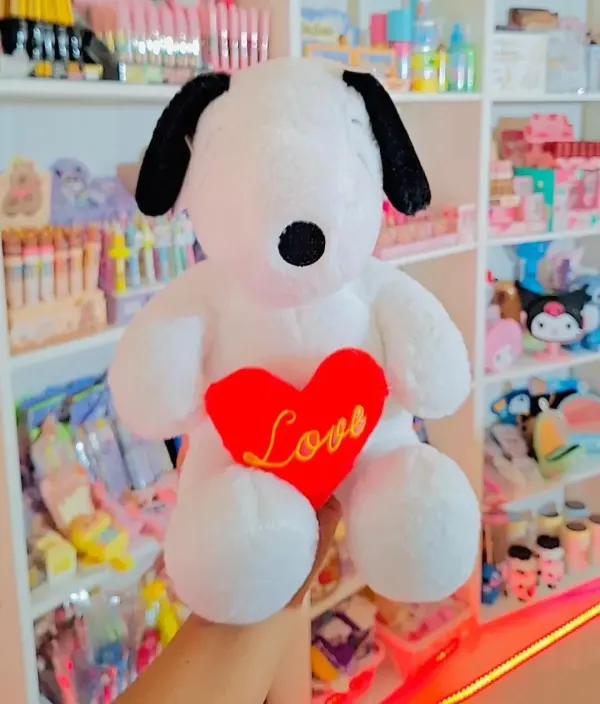 Peluche Snoopy Corazón