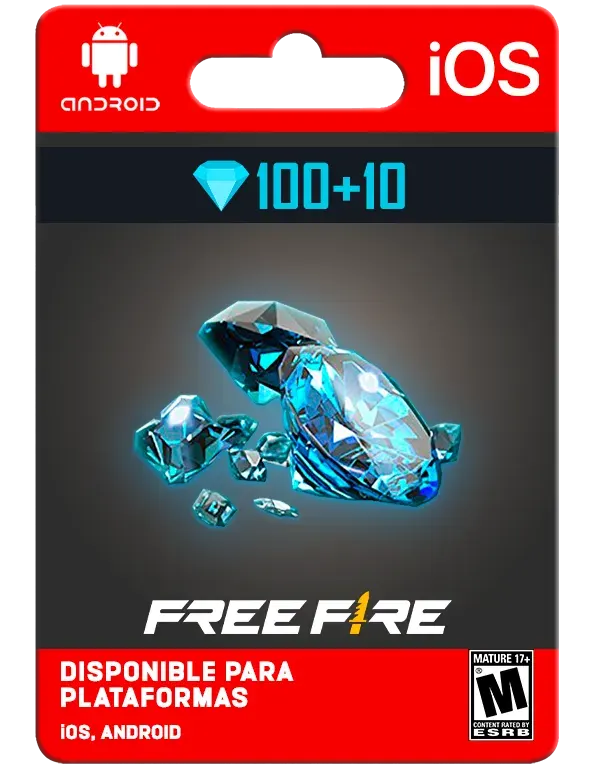110 Diamantes Free Fire
