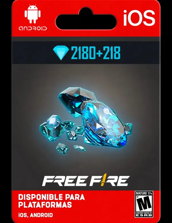 2180 Diamantes free Fire