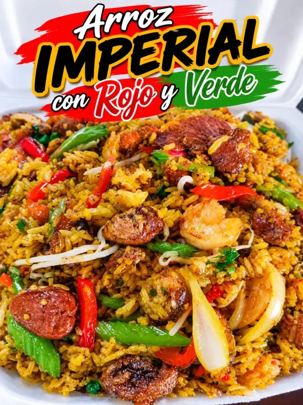 Arroz imperial color amarillo