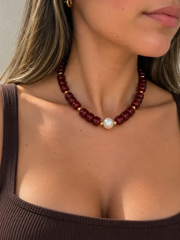Collar marron