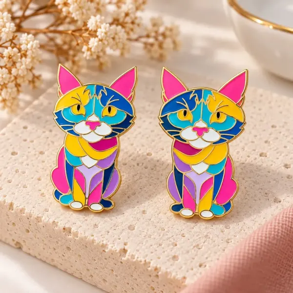 arete de gato en acero