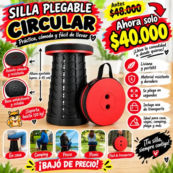 silla plegable