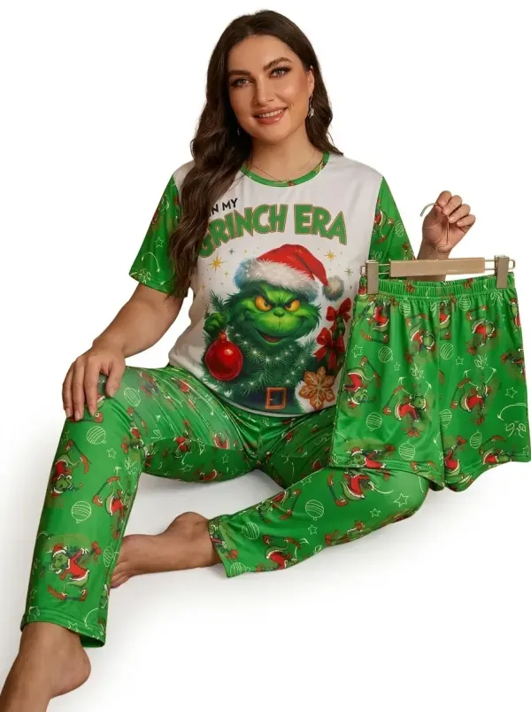 Pijama Navideña (3 Piezas) Variedad de diseños