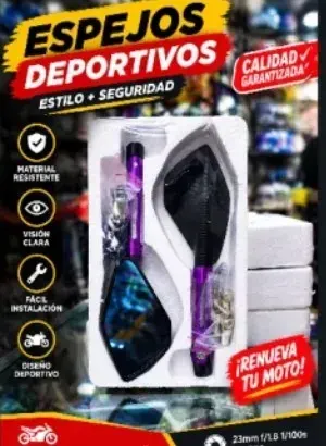 Espejos Rizoma 5 puntas Luna grande