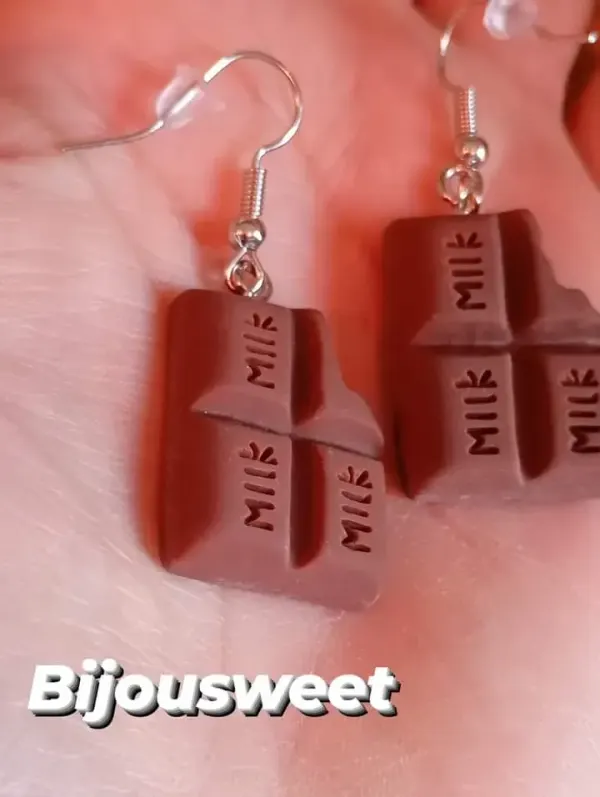 PENDIENTES CHOCOLATE