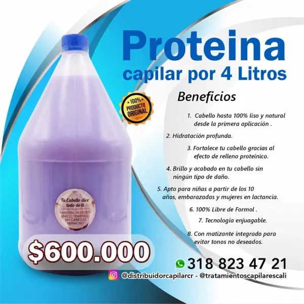 Proteína Galón x4 Litros