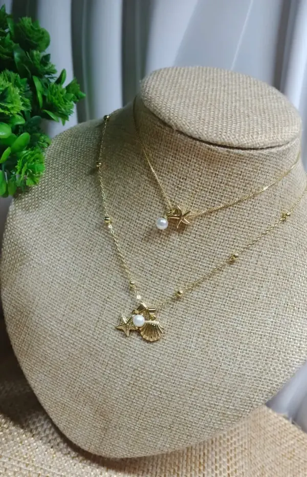 Collar Con Dijes Marinos