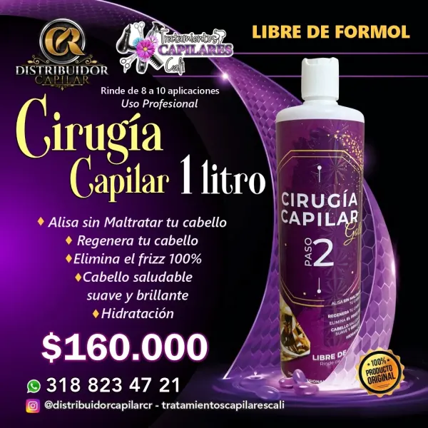 Cirugía Capilar Orgánica sin Fomol