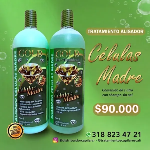 Células Madres Litro Con shampoo