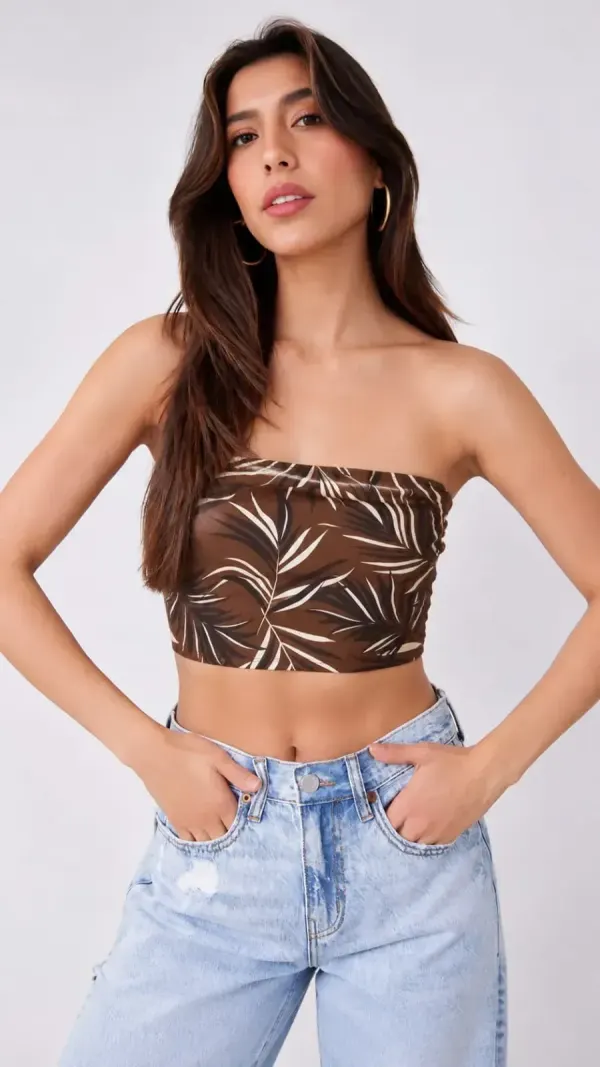 Crop Top Estampado (L-XL)
