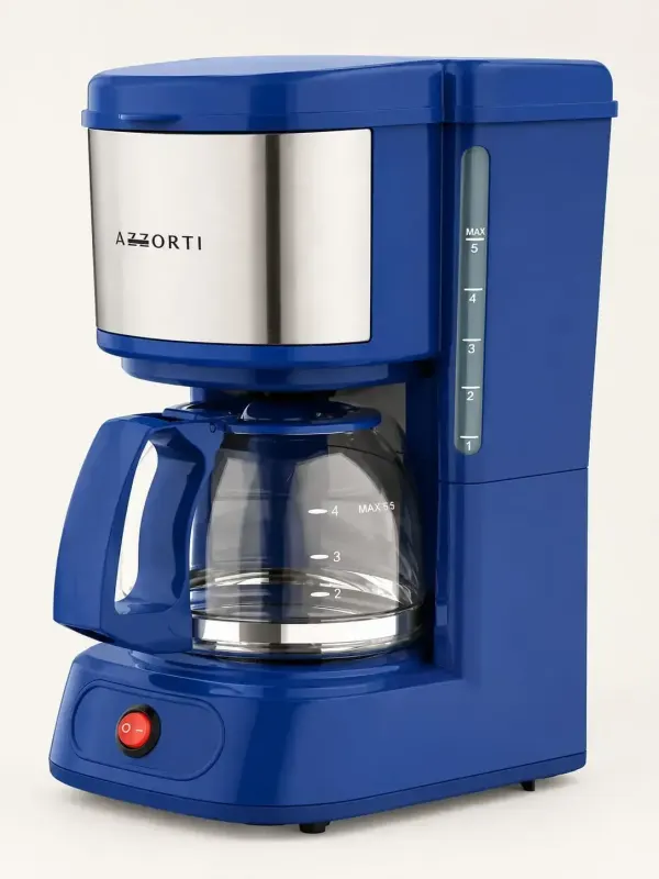 Cafetera eléctrica Azul Oscuro 600 Watts