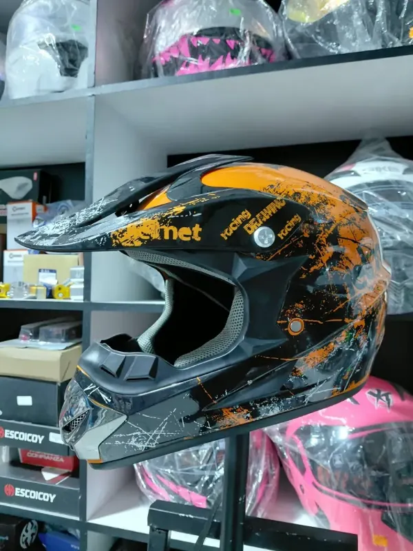 CASCO CROSS CERTIF. DOT HELMET NG-NRJ ABS XL