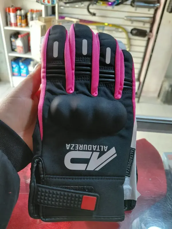 GUANTES COLOR ROSADO MARCA SOUMY TALLA S - ALTA DUREZA T/L