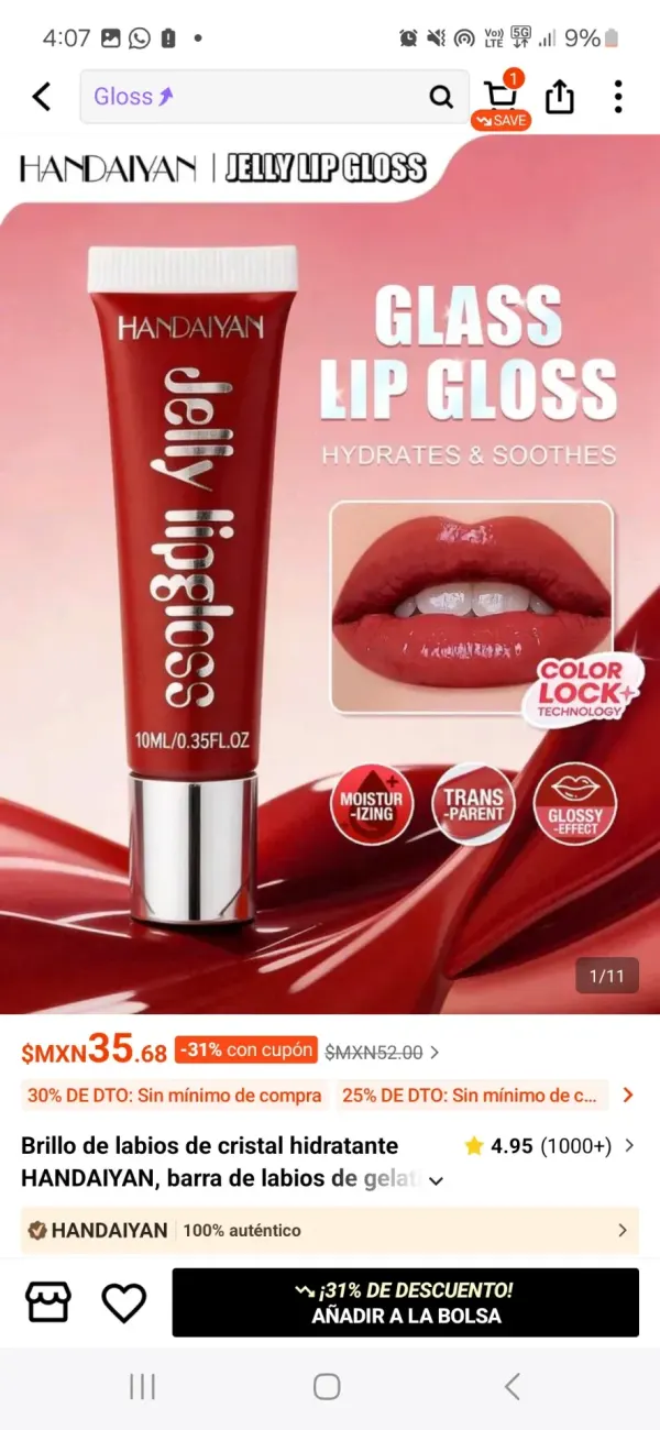 Maquillaje disponible