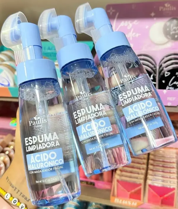 Espuma limpiadora de ácido hialuronico