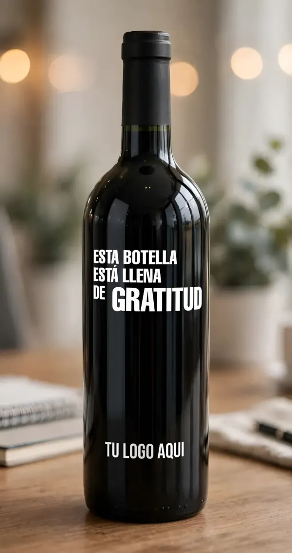 BOTELLA DE VINO PERSONALIZADA