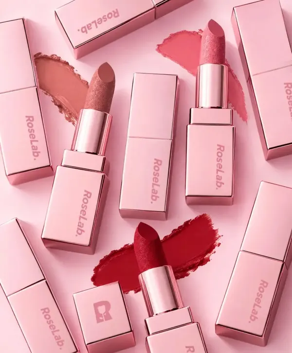 Lápiz labial brillante Rose Lab