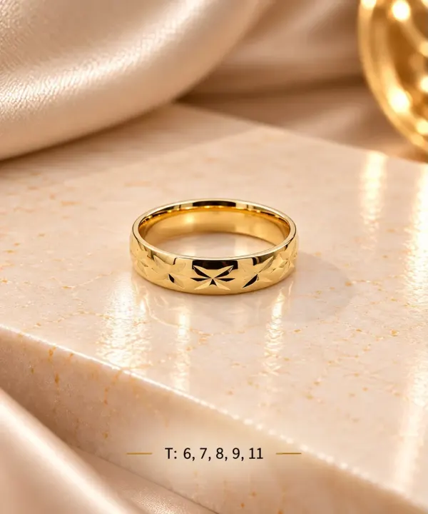 Anillo Destellos de Oro