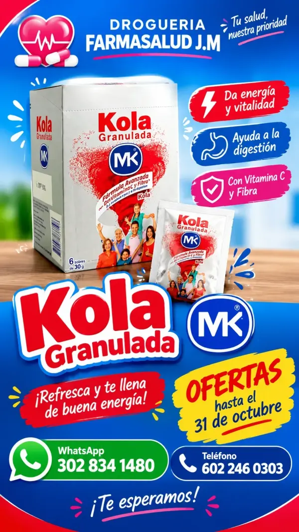 Kola granulada x6 sobres