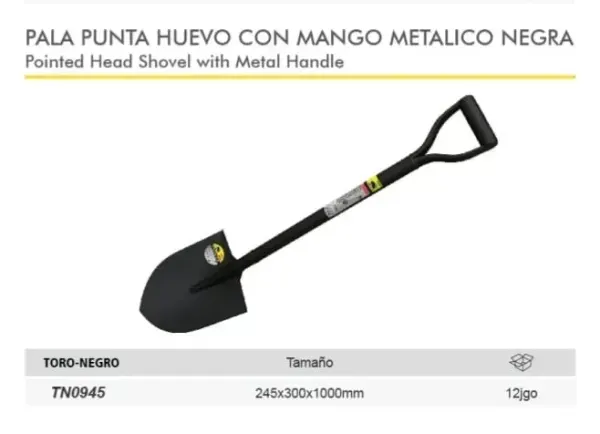 Pala punta huevo